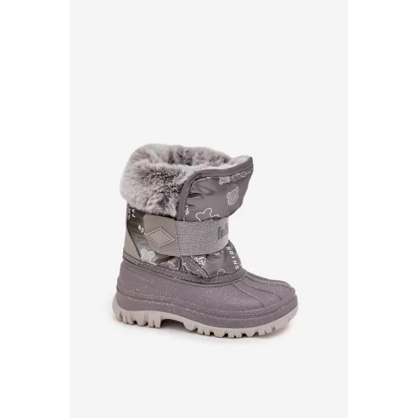  Winterschuhe für Kinder LEE COOPER LCJ-25-10-3788 GRAU 