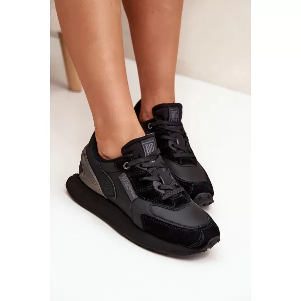  Damen-Sneaker BIG STAR OO274562 SCHWARZ Big Star Shoes 