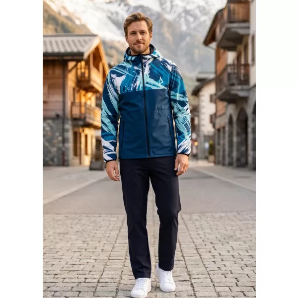  Premium-Softshelljacke für Herren ALTISPORT VOJ/ALM039JACK01 MARINEBLAU 