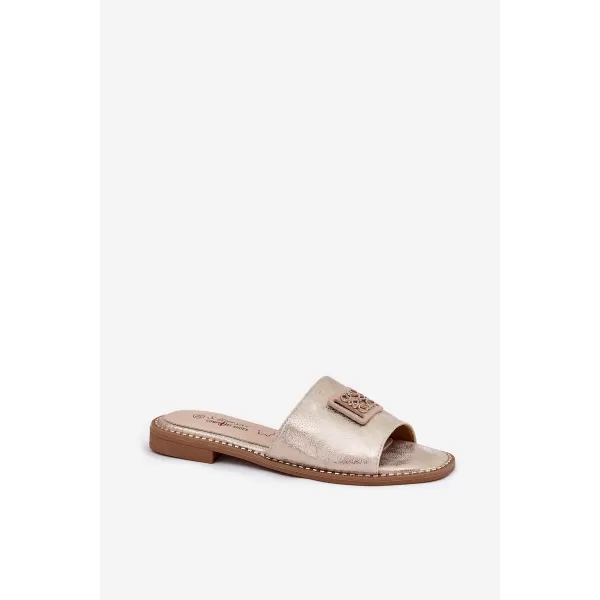  Damensandalen S.BARSKI KV51-089 HELLES GOLD 