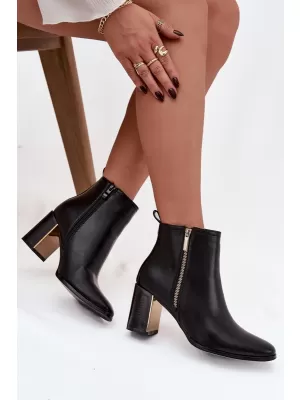 Damenschuhe mit Absatz BOTO CAMILYN 40569 SCHWARZ
