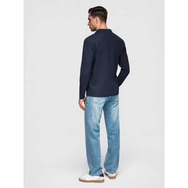  Herren-T-Shirt OMBRE OM-POBL-0162 MARINEBLAU 