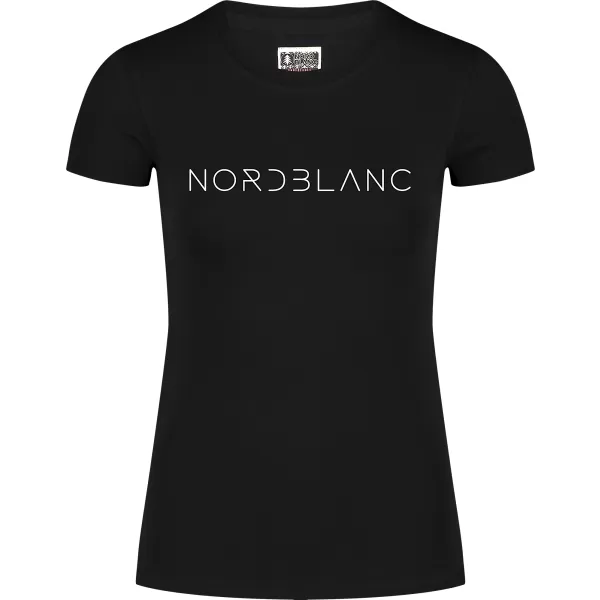  Damen-T-Shirt NORDBLANC GRASS NBSLT8169 SCHWARZ 