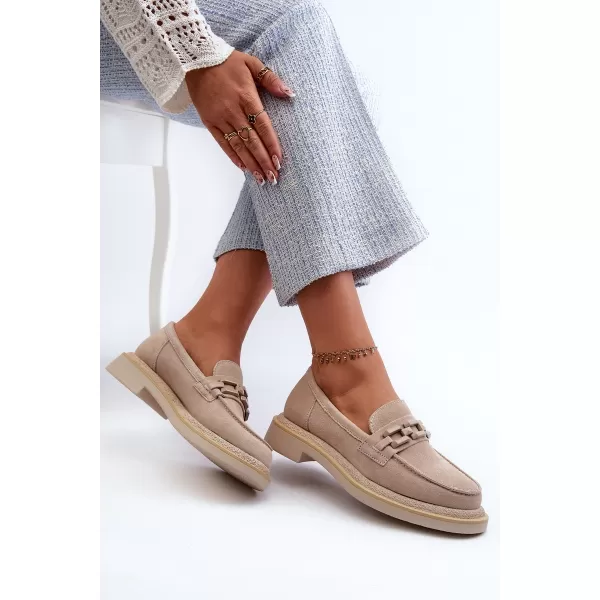  Damenmokassins S.BARSKI HX52-222 BEIGE 