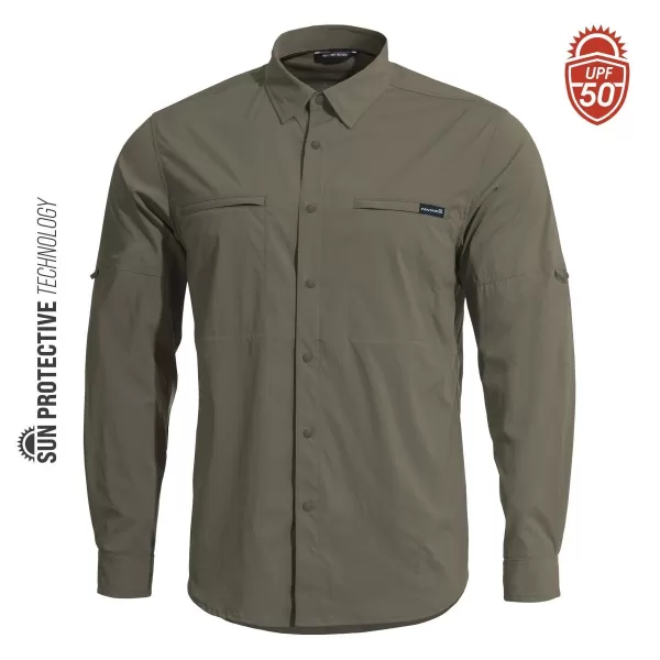  Herrenhemd PENTAGON WAYNE K02029 06E GRÜN 