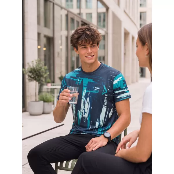  Premium-T-Shirt für Herren ALTISPORT VOJ/ALM010TR01 MARINEBLAU 