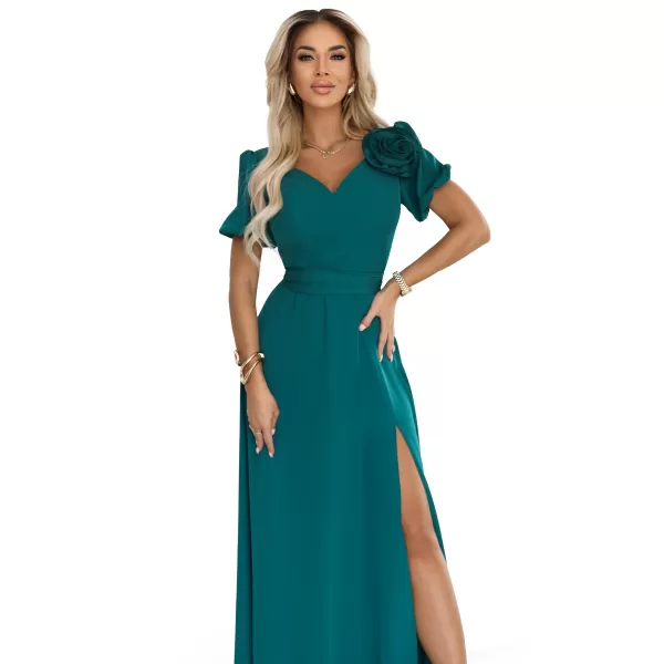  Kleid NUMOCO 653-1 FLASCHENGRÜN 
