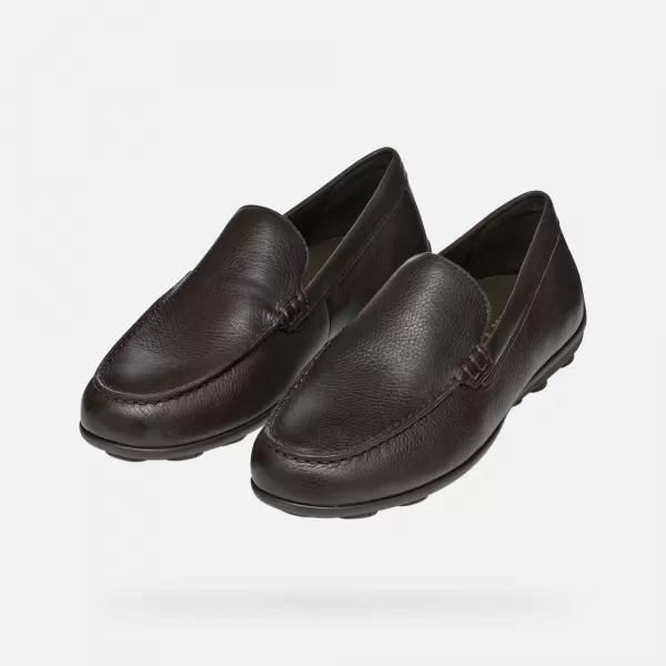  Herrenmokassins GEOX SPHERICA EC16 G002878 DUNKELBRAUN 