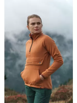 Damen-Sweatshirt NORDBLANC INEFFABLE NBSLS8226 BRAUN