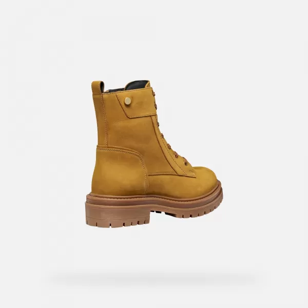  Damen-Stiefeletten GEOX IRIDEA G009240 BERNSTEIN 