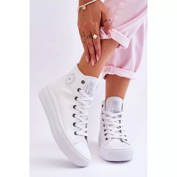  Damen-Sneaker BIG STAR LL274A183 WEISS Big Star Shoes 
