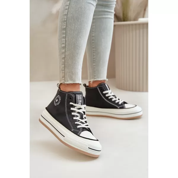  Damen-Sneaker BIG STAR OO274062 SCHWARZ Big Star Shoes 