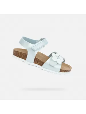 Sandalen für Mädchen GEOX CHALKI B552RD000NFC4070 TÜRKIS