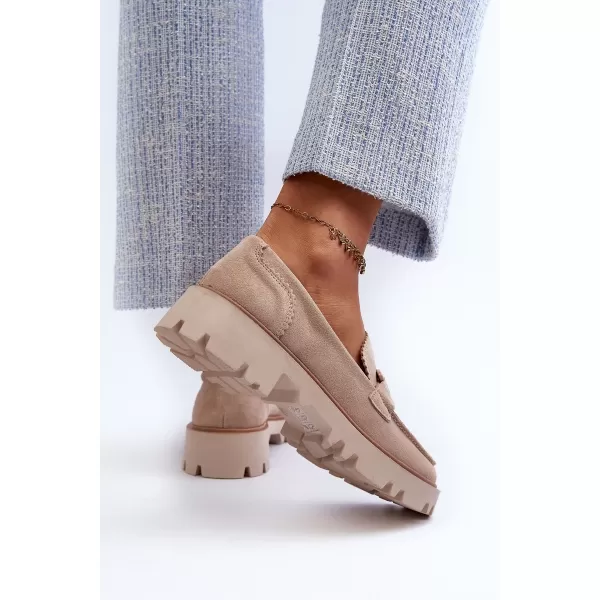  Damenmokassins D&A TW117 BEIGE 