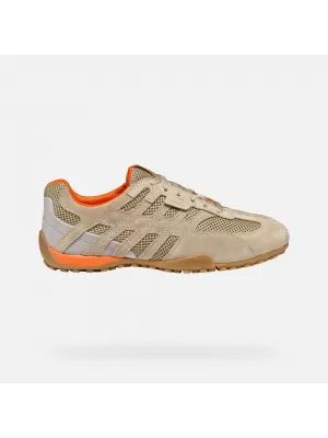 Herren-Sneaker GEOX SNAKE ORIGINAL G002963 BEIGE