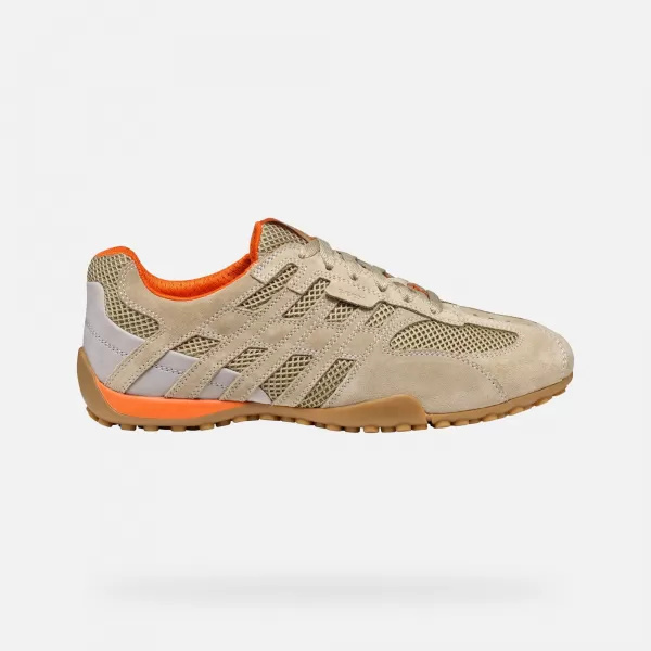  Herren-Sneaker GEOX SNAKE ORIGINAL G002963 BEIGE 