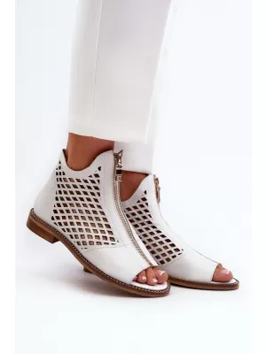 Damensandalen ZAZOO 977/L WEIß