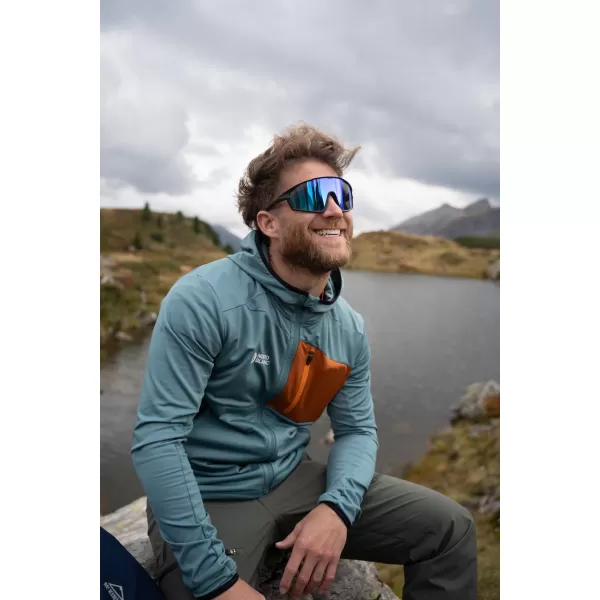  Powerfleece-Sweatshirt für Herren NORDBLANC BRACKEN NBWFM8286 DUNKELGRÜN 