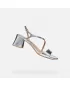 Damensandalen GEOX NEW ERAKLIA 50 T01 G012949 SILBER