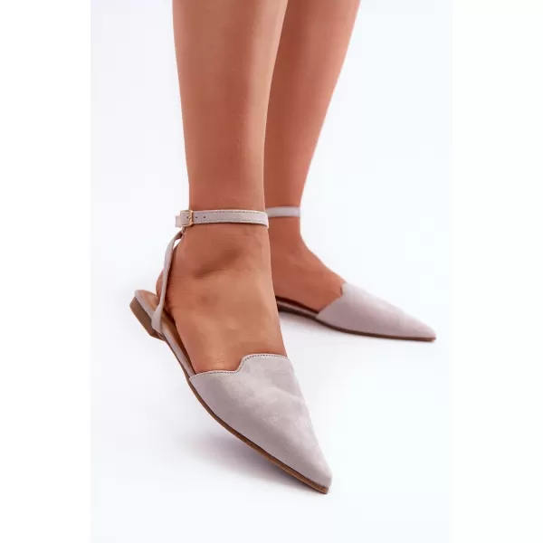  Ballerinas für Damen BOTO ELLESARA 32771 GRAU 