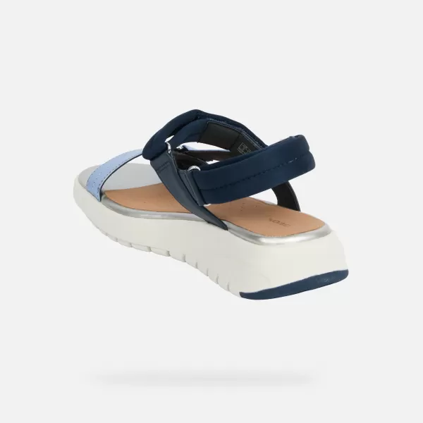  Damensandalen GEOX FLEXTRIDE S G013068 BLAU 