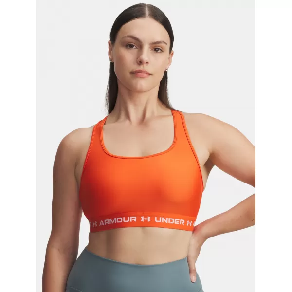  Damen-BH UNDER ARMOUR CROSSBACK MID BRA 1361034-844 ORANGE 