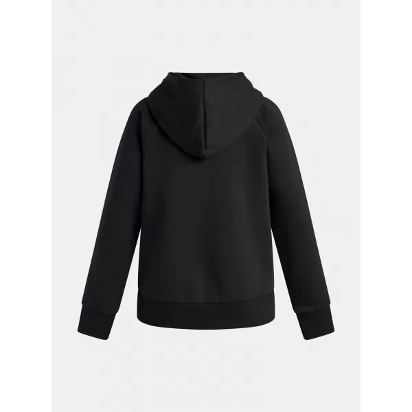  Sweatshirt für Mädchen UNDER ARMOUR UA RIVAL FLC SHIMMER HDY 6004118-005 SCHWARZ 