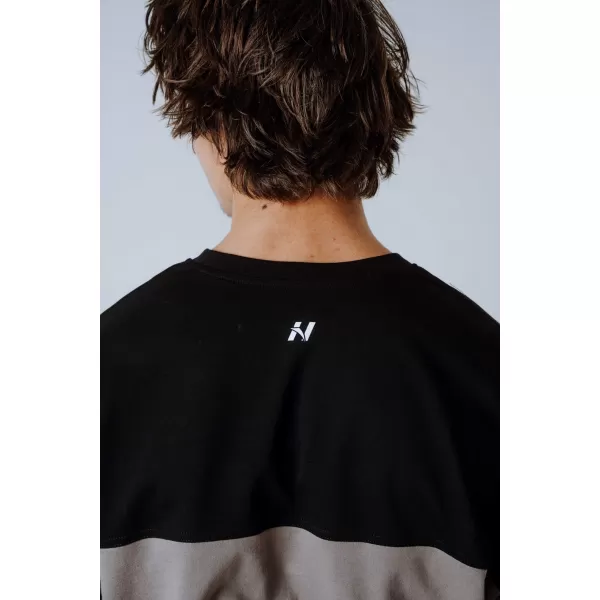  Übergroßes T-Shirt POWER 898 HELLBRAUN Asche Nebbia 