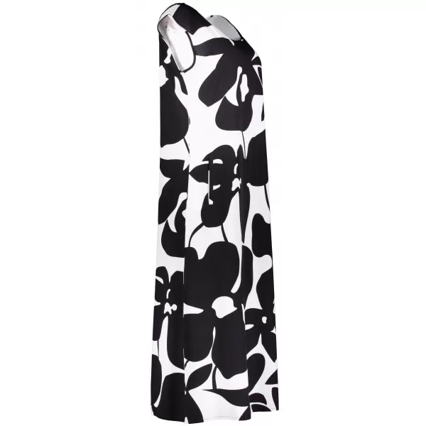 Kleid ALTISPORT HELAINE WEIß/SCHWARZ 