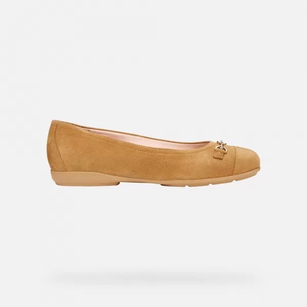  Ballerinas für Damen GEOX ANNYTAH G012968 BRAUN 