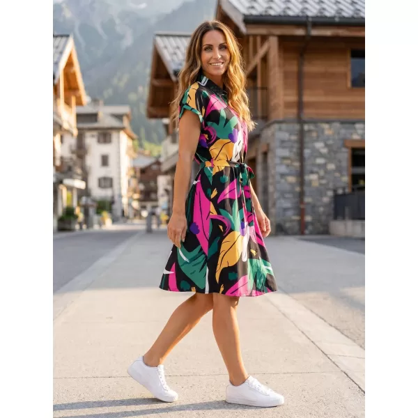  Kleid ALTISPORT HANNYA SCHWARZES MUSTER 