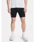 Herren-Leggings UNDER ARMOUR UA LAUNCH HALF TIGHTS 1387011-001 SCHWARZ
