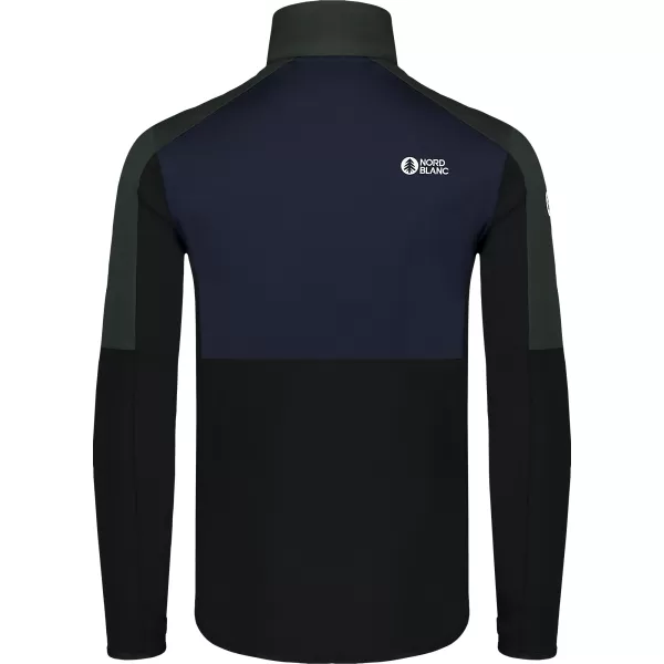  Powerfleece-Sweatshirt für Herren NORDBLANC GROAN NBWFM8282 SCHWARZ 
