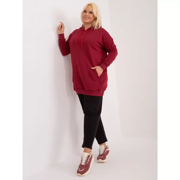  Damen-Sweatshirt BASIC FEEL GOOD RV-BL-6338.19X BURGUND 