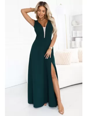 Kleid NUMOCO 648-1 FLASCHENGRÜN