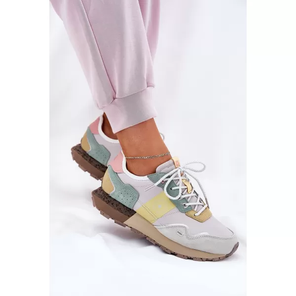 Damenschuhe BIG STAR RR274244 GELB/GRAU Big Star Shoes 
