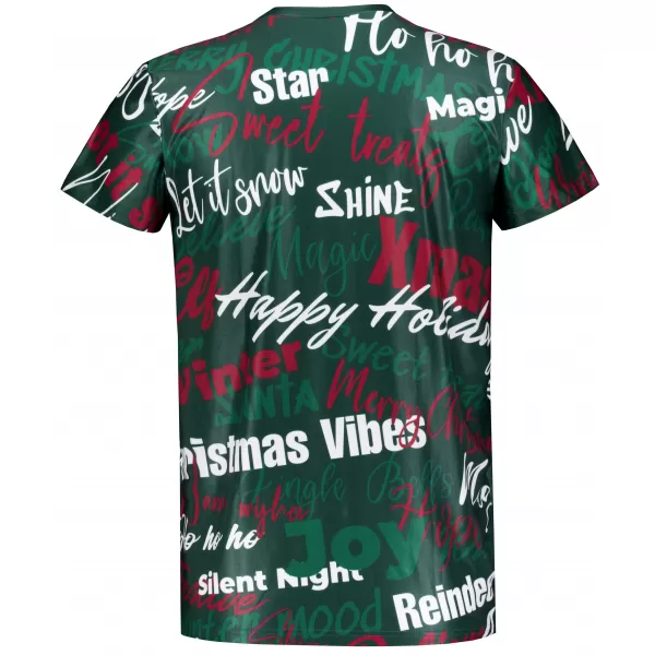  Herren-Weihnachtsshirt Premium ALTISPORT VOJ/ALMVN9TR06 GRÜN 