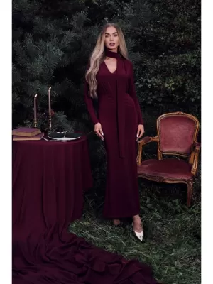 Kleid MOE M891 KASTANIENBRAUN