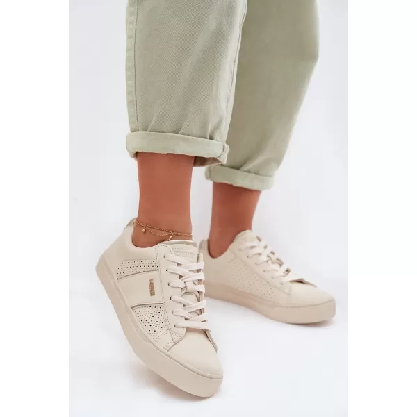  Damen-Sneaker BIG STAR TT274292 BEIGE Big Star Shoes 