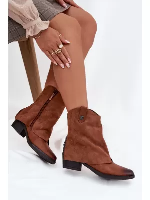 Damenschuhe mit Absatz BOTO SYLVETTE 39097 KAMEL