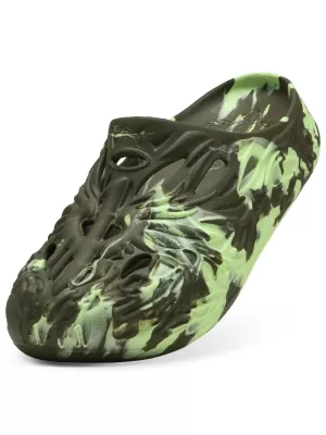 Hausschuhe PUMA MB.04 SLIDE 397665_14 DUNKLES OLIV/PRICKELNDES LICHT
