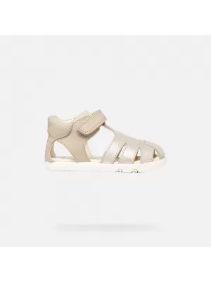 Sandalen für Mädchen GEOX SANDAL STEPPIEUP B656QA0CR85C5000 BEIGE