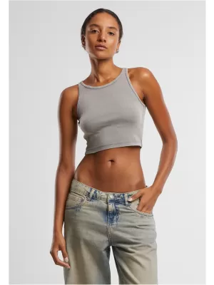 Damen-T-Shirt URBAN CLASSICS TB7482A STAHLGRAU