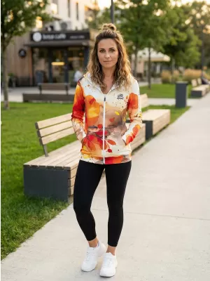 Hochwertiges Damen-Sweatshirt mit Reißverschluss ALTISPORT VOJ/ALW127MI02 ORANGE