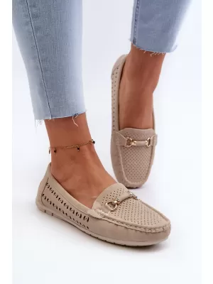 Damenmokassins BOTO RASIRNA 31619 BEIGE