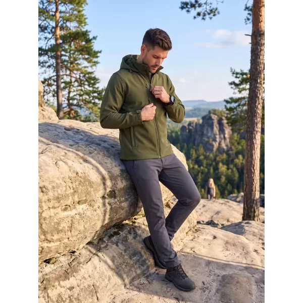  Herren-Softshelljacke ALTISPORT NoPrint NP/ALM845 MILITÄR 
