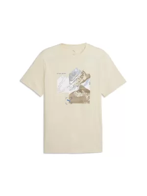Herren-T-Shirt PUMA GRAPHIC TEE 691779_87 ALPINER SCHNEE