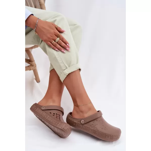  Damenhausschuhe BIG STAR TT274A085 BRAUN/BEIGE Big Star Shoes 