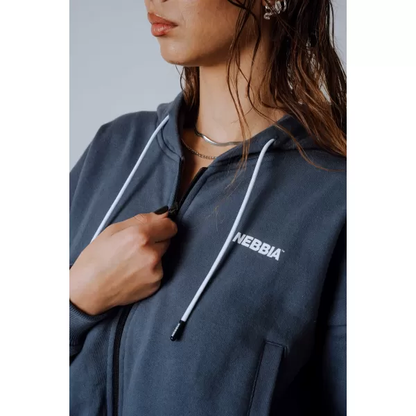  Kapuzenpullover mit Reißverschluss POWER 895 GRAU Nebbia 