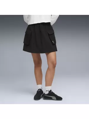 Damenrock PUMA WARDROBE ESS WV CARGO SKIRT 634584_01 PUMA SCHWARZ